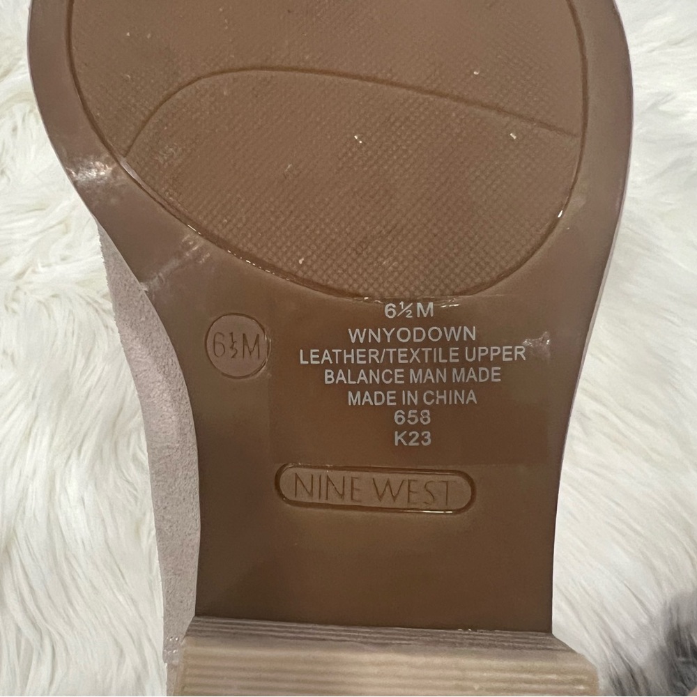 Nine West Grey Taupe western cowboy Heeled Boots - Picture 8 of 10